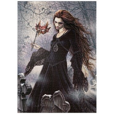 Darstellung des Puzzle Motivs puzzleplate Black - Victoria Francés - Favole 1000 Puzzle