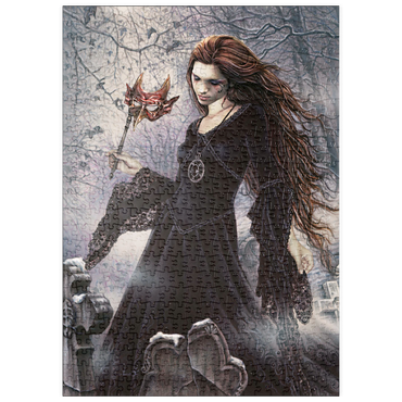 Darstellung des Puzzle Motivs puzzleplate Black - Victoria Francés - Favole 500 Puzzle