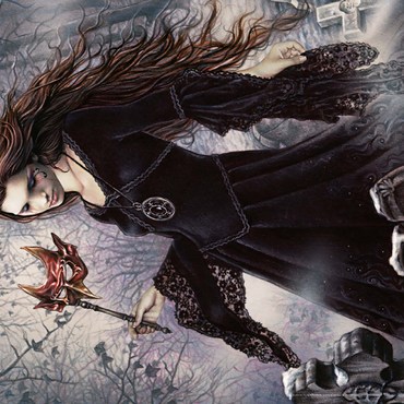 Darstellung des Puzzle Motivs Black - Victoria Francés - Favole 500 Puzzle 3D Modell