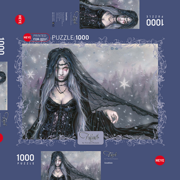 Darstellung des Puzzle Motivs Snowflake - Victoria Francés - Favole 1000 Puzzle Schachtel 3D Modell