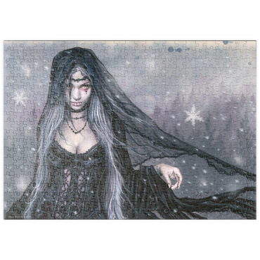 Darstellung des Puzzle Motivs puzzleplate Snowflake - Victoria Francés - Favole 500 Puzzle