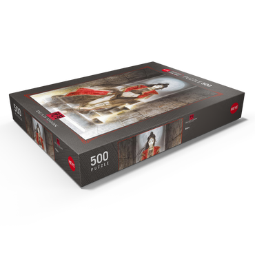 Darstellung des Puzzle Motivs Stairs - Luis Royo - Dead Moon 500 Puzzle Schachtel Ansicht1