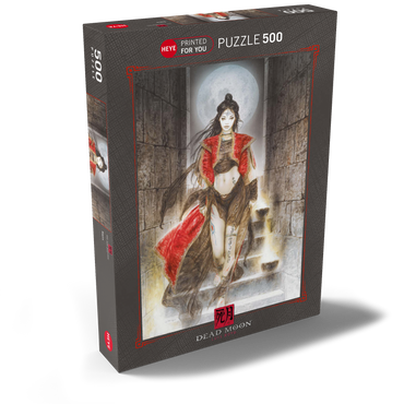 Darstellung des Puzzle Motivs Stairs - Luis Royo - Dead Moon 500 Puzzle Schachtel Ansicht2