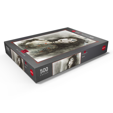 Darstellung des Puzzle Motivs Sadness - Luis Royo - Dead Moon 500 Puzzle Schachtel Ansicht1