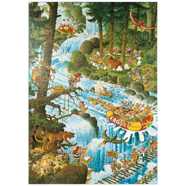 Darstellung des Puzzle Motivs puzzleplate Action - Michael Ryba - Cartoon Classics 1000 Puzzle