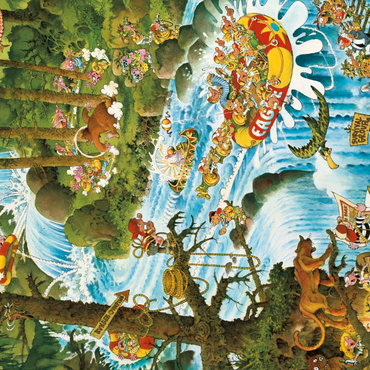 Darstellung des Puzzle Motivs Action - Michael Ryba - Cartoon Classics 1000 Puzzle 3D Modell