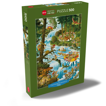 Darstellung des Puzzle Motivs Action 500 Puzzle Schachtel Ansicht2