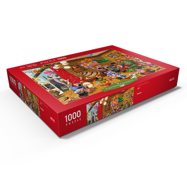Darstellung des Puzzle Motivs Birthday - Jean-Jacques Loup - Cartoon Classics 1000 Puzzle Schachtel Ansicht1