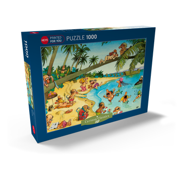 Darstellung des Puzzle Motivs Beachies - Jean-Jacques Loup - Cartoon Classics 1000 Puzzle Schachtel Ansicht2