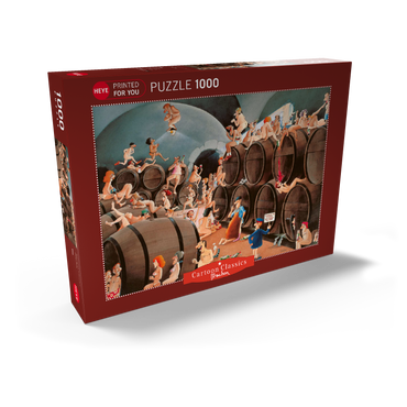 Darstellung des Puzzle Motivs Vino - Blachon - Cartoon Classics 1000 Puzzle Schachtel Ansicht2