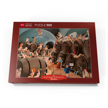 Darstellung des Puzzle Motivs Vino 500 Puzzle Schachtel Ansicht3