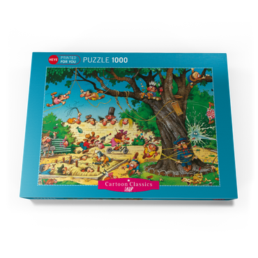 Darstellung des Puzzle Motivs Playground - Jean-Jacques Loup - Cartoon Classics 1000 Puzzle Schachtel Ansicht3