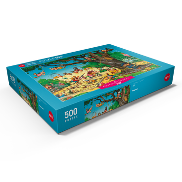 Darstellung des Puzzle Motivs Playground 500 Puzzle Schachtel Ansicht1