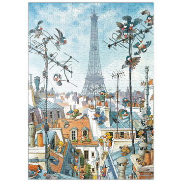 Darstellung des Puzzle Motivs puzzleplate Eiffel Tower 500 Puzzle