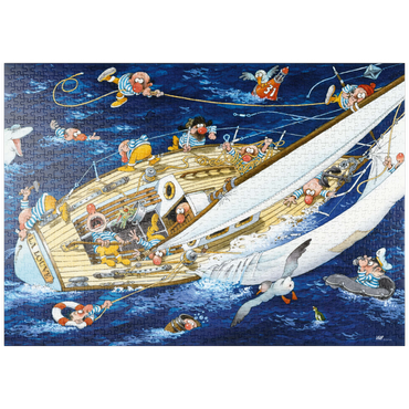 Darstellung des Puzzle Motivs puzzleplate Sailors - Jean-Jacques Loup - Cartoon Classics 1000 Puzzle