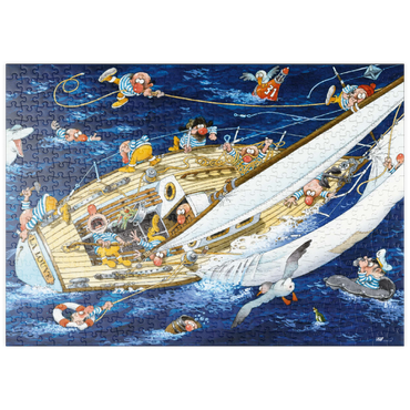 Darstellung des Puzzle Motivs puzzleplate Sailors 500 Puzzle