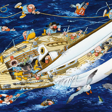 Darstellung des Puzzle Motivs Sailors 500 Puzzle 3D Modell