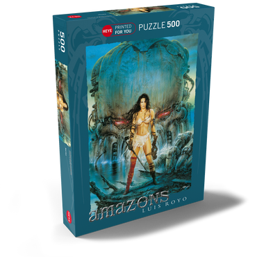 Darstellung des Puzzle Motivs Red Eye - Luis Royo - amazonas 500 Puzzle Schachtel Ansicht2