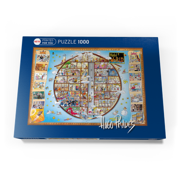 Darstellung des Puzzle Motivs Hotel World - Hugo Prades 1000 Puzzle Schachtel Ansicht3