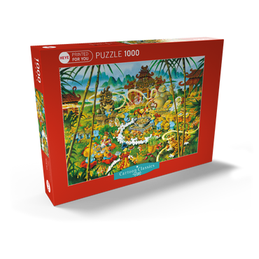 Darstellung des Puzzle Motivs Peking Duck - Michael Ryba - Cartoon Classics 1000 Puzzle Schachtel Ansicht2