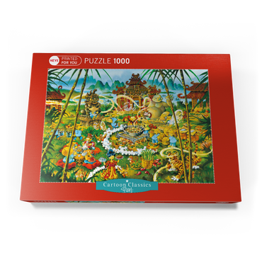 Darstellung des Puzzle Motivs Peking Duck - Michael Ryba - Cartoon Classics 1000 Puzzle Schachtel Ansicht3