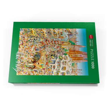 Darstellung des Puzzle Motivs Barcelona - Hugo Prades 1000 Puzzle Schachtel Ansicht3