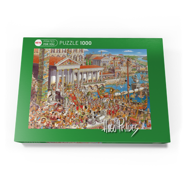 Darstellung des Puzzle Motivs Ancient Rome - Hugo Prades 1000 Puzzle Schachtel Ansicht3