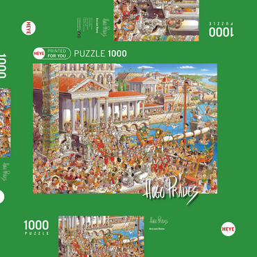 Darstellung des Puzzle Motivs Ancient Rome - Hugo Prades 1000 Puzzle Schachtel 3D Modell
