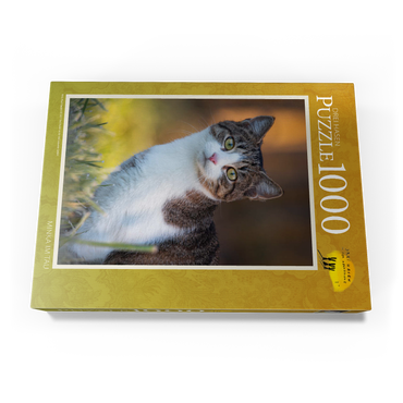 Darstellung des Puzzle Motivs Minka im Tau 1000 Puzzle Schachtel Ansicht3