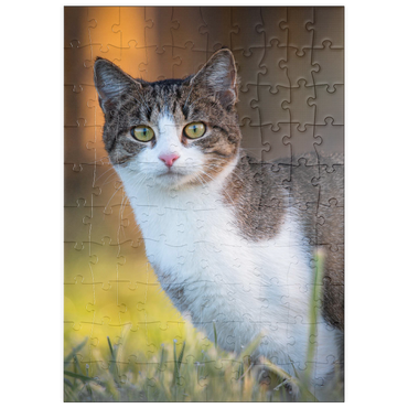 Darstellung des Puzzle Motivs puzzleplate Minka im Tau 100 Puzzle