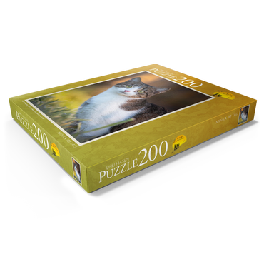 Darstellung des Puzzle Motivs Minka im Tau 200 Puzzle Schachtel Ansicht1