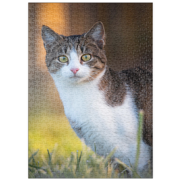 Darstellung des Puzzle Motivs puzzleplate Minka im Tau 500 Puzzle