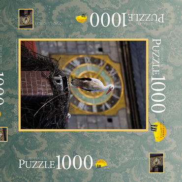 Darstellung des Puzzle Motivs 10 vor Storch 1000 Puzzle Schachtel 3D Modell