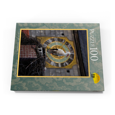 Darstellung des Puzzle Motivs 10 vor Storch 100 Puzzle Schachtel Ansicht3