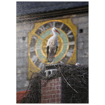 Darstellung des Puzzle Motivs puzzleplate 10 vor Storch 200 Puzzle