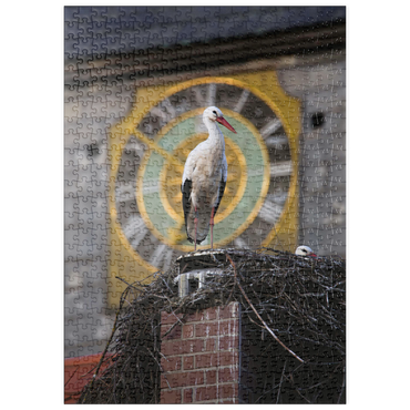 Darstellung des Puzzle Motivs puzzleplate 10 vor Storch 500 Puzzle