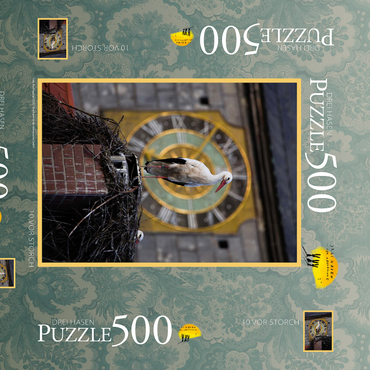 Darstellung des Puzzle Motivs 10 vor Storch 500 Puzzle Schachtel 3D Modell