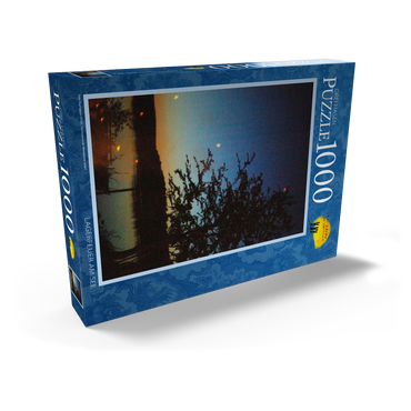 Darstellung des Puzzle Motivs Lagerfeuer am See 1000 Puzzle Schachtel Ansicht2