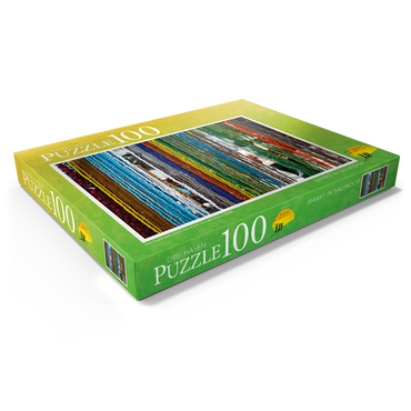 Darstellung des Puzzle Motivs Markt in Salvador 100 Puzzle Schachtel Ansicht1
