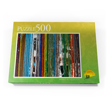Darstellung des Puzzle Motivs Markt in Salvador 500 Puzzle Schachtel Ansicht3