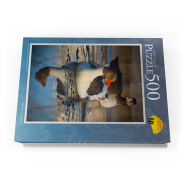 Darstellung des Puzzle Motivs Hybridgans 500 Puzzle Schachtel Ansicht3