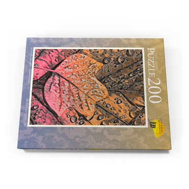 Darstellung des Puzzle Motivs Tulpenbaumlaub 200 Puzzle Schachtel Ansicht3
