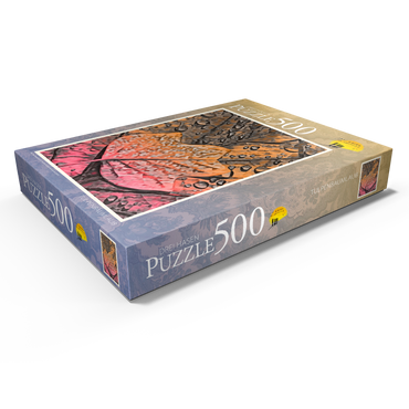 Darstellung des Puzzle Motivs Tulpenbaumlaub 500 Puzzle Schachtel Ansicht1