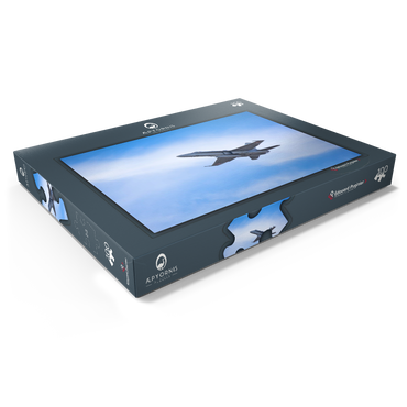 Darstellung des Puzzle Motivs McDonnell Douglas - Boeing F/A-18C Hornet 100 Puzzle Schachtel Ansicht1