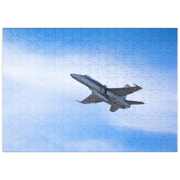 Darstellung des Puzzle Motivs puzzleplate McDonnell Douglas - Boeing F/A-18C Hornet 200 Puzzle