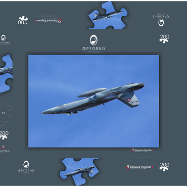 Darstellung des Puzzle Motivs McDonnell Douglas - Boeing F/A-18C Hornet 200 Puzzle Schachtel 3D Modell