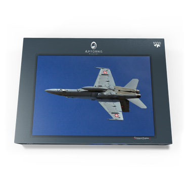 Darstellung des Puzzle Motivs McDonnell Douglas - Boeing F/A-18C Hornet 1000 Puzzle Schachtel Ansicht3