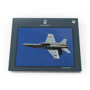 Darstellung des Puzzle Motivs McDonnell Douglas - Boeing F/A-18C Hornet 100 Puzzle Schachtel Ansicht3
