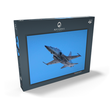 Darstellung des Puzzle Motivs Northrop F-5E Tiger II 100 Puzzle Schachtel Ansicht2