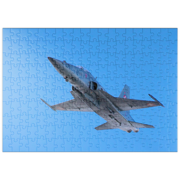 Darstellung des Puzzle Motivs puzzleplate Northrop F-5E Tiger II 200 Puzzle